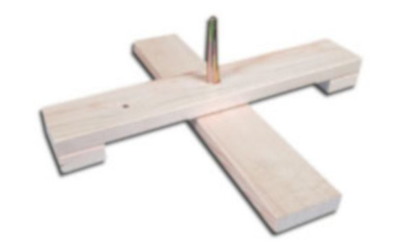 Holzkreuz für Weihnachtsbaum