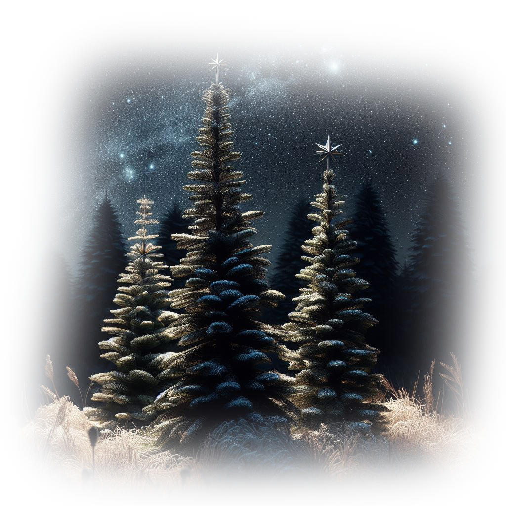 sapin illuminé